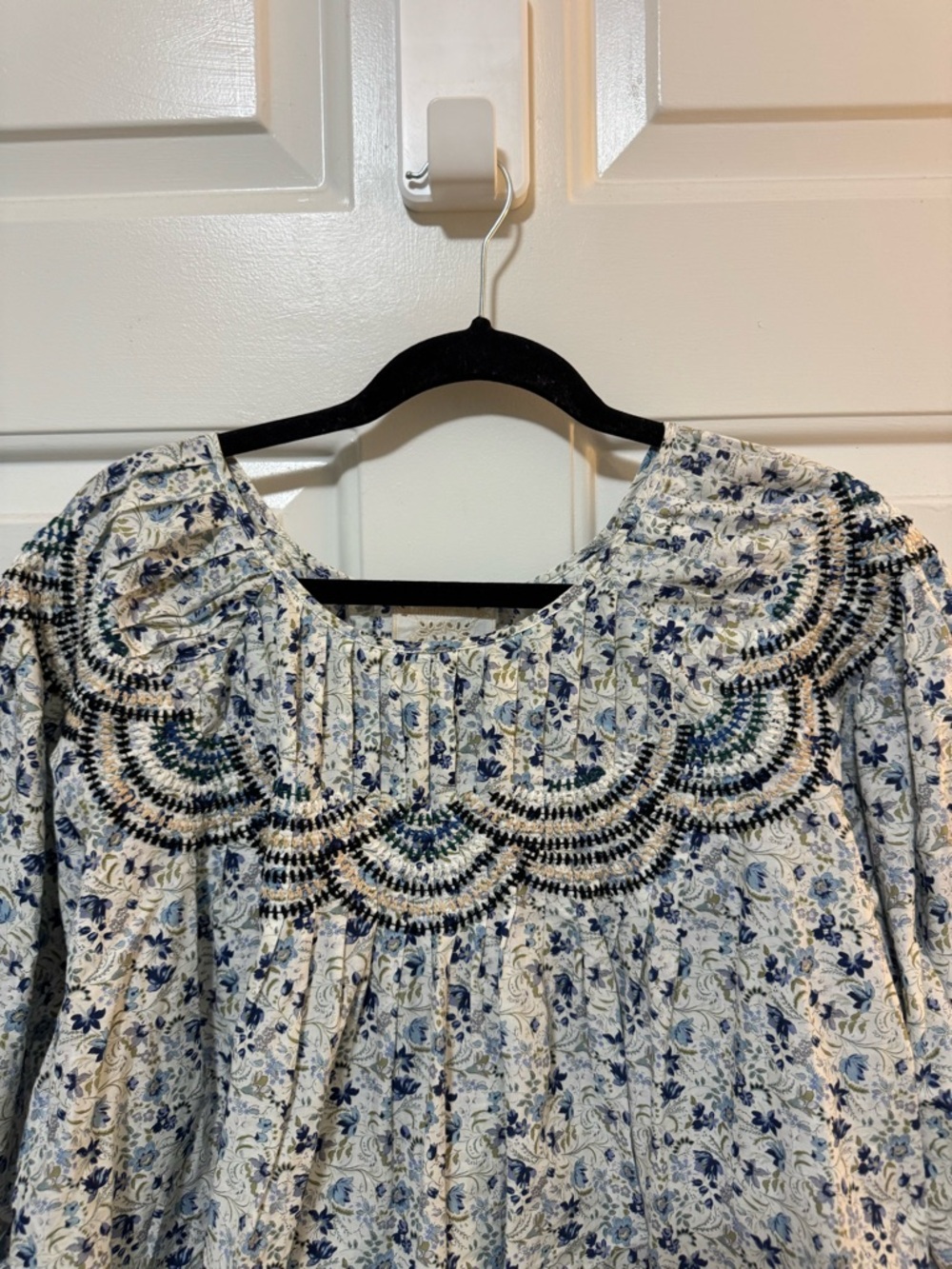 Johnny Was Tatiana Floral Embroidered Top Size Large $250 - Picture 3 of 11
